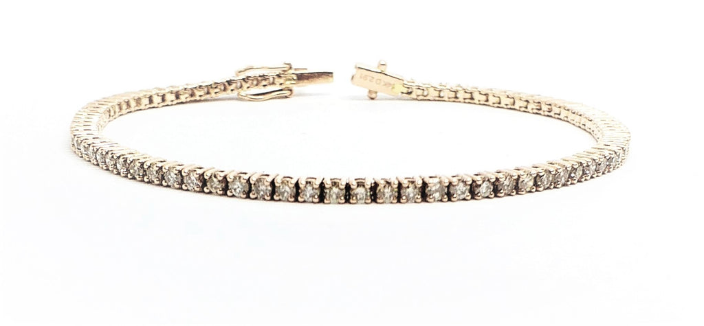 Diamond Tennis Bracelet in 14k Rose Gold (2.91 ct.tw.)AD NO 2110