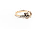 Petite Morganite Stacking Diamond Ring in 14k White Gold