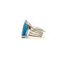 WHEATON RING WITH LONDON TOPAZ AND DIAMONDS SIL-RNG-59
