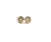 Diamond Bezel Set Stud Earrings in 14k Rose Gold (1.10  ct. tw.)