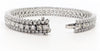 Diamond Triple Row  Bracelet in 14k White Gold (11.82 ct. tw.)