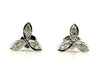 Leaf Diamonds Earrings Ad No.0127