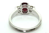 Ruby & Diamond Classic 3 Stone Ring Ad No. 0830