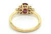 Ruby And 6 Diamond Ring Ad No.0370