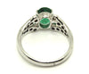 Emerald And Diamond Split-cart Ring Ad No.0468