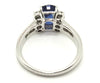 Blue Sapphire & Diamond Hot Cake Ring AD No. 0406
