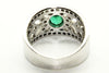 Emerald & Diamond Jali Ring AD No. 0311