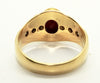 Ruby And Diamond Pave Mens Ring Ad No.1124