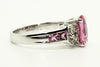 Pink Sapphire & Diamond Hot Cake Ring AD No. 0999