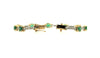Emerald And Diamond Hot-Cake Bracelet Ad No. 0783