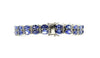 Tanzanite & Diamond Double Row Bracelet/Item code: BR 2