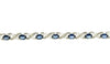 Sapphire & Diamond X & O Bracelet/Item code: BR 4