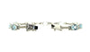 Aquamarine & Diamond Hot-cake Bracelet/ Item Code :BR 6