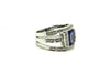 Channel Tanzanite And Pave Diamond Ring / Item Code: RNG 21