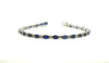 Blue Sapphire And Diamond Tennis Bracelet Ad No.0782