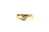 Single Diamond Curve Ring Ad No.0817