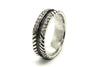 Rope Pave Band Ring With Diamonds(7mm)
