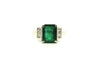 Emerald & Diamond Elegant Ring Ad No.0392