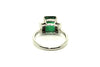 Emerald & Diamond Elegant Ring Ad No.0392