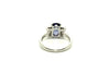 Blue Sapphire And Diamond Ring Ad No. 0829