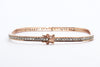 Stackable Pavé Diamond Bangle in 18k Rose Gold AD NO.1612