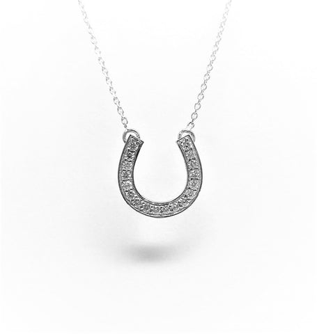 Horseshoe  Diamond Necklace