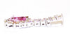 Pink Sapphire & Diamond Long Drop Pendant AD No. 0492