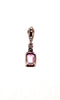 Pink Sapphire (Emd) And Diamond Classic Pendant AD No. 0583