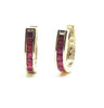 Reversable Ruby And Diamond Earring Ad No.1096
